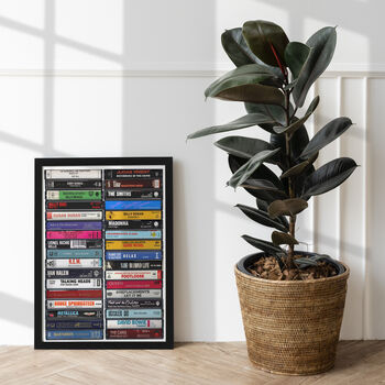 41st Birthday Gift Music From 1985 Personalised Print, 5 of 8