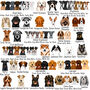 Premium Dog Breed Realistic Illustrations Heart ID Tag, thumbnail 7 of 11