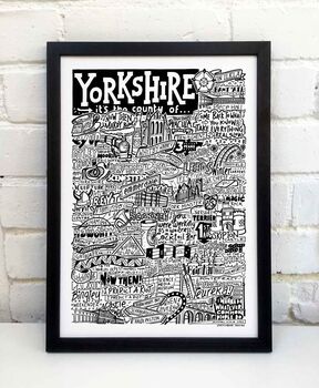 Yorkshire Landmarks Print, 7 of 10