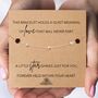 Pregnancy Loss Gift With A Gold Plated Or Silver Plated Star Bracelet And Card, thumbnail 1 of 12