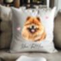 Personalised Chow Chow Hearts Cushion Cover Gift, thumbnail 2 of 2