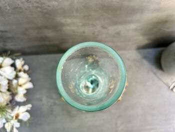 Medium 30cm Molten Glass On Root Vase – Fluted Display, 4 of 12