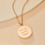 Personalised Zodiac Constellation Coin Necklace, thumbnail 2 of 12
