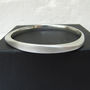 Personalised Wide Bangle With Triangle Charms, thumbnail 7 of 7