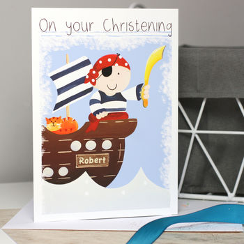 Personalised Pirate Boy Any Occasion Card, 7 of 12
