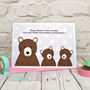 'Bears' Personalised Mother's Day Card, thumbnail 1 of 7