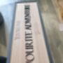 Wooden Our Favourite Adventure Wall Sign, thumbnail 2 of 4