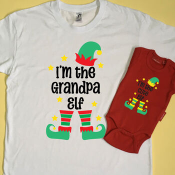 Personalised Family Elf T Shirt Set, 3 of 8