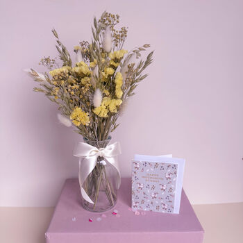 Dried Flowers And Vase With Mothers Day Card, 2 of 8