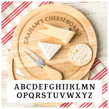 Personalised Premium Quality Cheese Board Set, 8 of 8