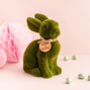 Large Green Flock Easter Bunny Decoration, thumbnail 3 of 5