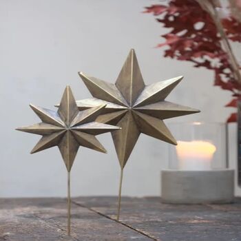 Star Tree Topper In Gold Large, 2 of 2