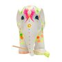 Hand Painted Artist Polkadot Paint Brush Elephant 10cm, thumbnail 4 of 6