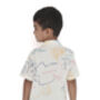 Voyager Trails Printed Cotton Shirt With Cuban Collar And Embroidery, Off White, thumbnail 3 of 7