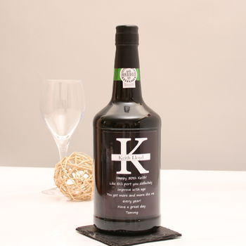 Personalised Port Gift Set With Monogram, 2 of 4