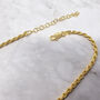 18k Gold Vermeil Plated Bold Pearl Necklace, thumbnail 5 of 7