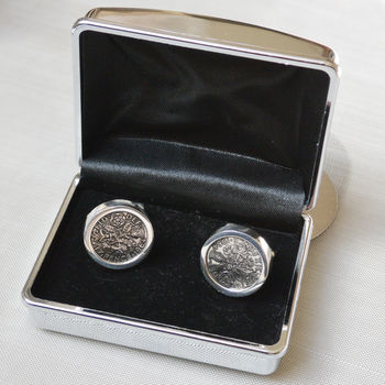 Terrific Tanner Cufflinks In Sterling Silver, 2 of 3