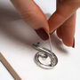 Sterling Silver Spiral Brooch, thumbnail 5 of 10