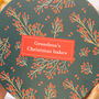Personalised Christmas Floral Tin Gift For The Home, thumbnail 3 of 6