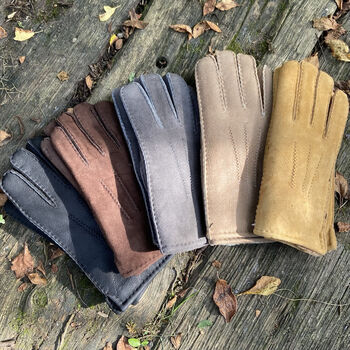 Mens Sheepskin Gloves, 2 of 4