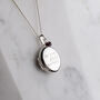 18th Birthday Locket Necklace With Birthstone Charm, thumbnail 1 of 5