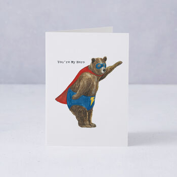 'You're My Hero' Card, 3 of 3