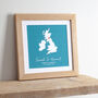 Square Special Location UK Map Print, thumbnail 1 of 2