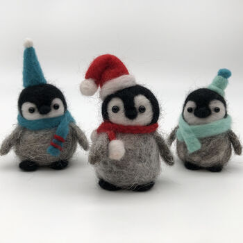 Needle Felting Kit Baby Penguins, 12 of 12