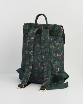 Into The Woods Green Buckle Medium Backpack, 5 of 8