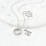 30th 40th Birthday Rings Necklace, thumbnail 2 of 12