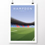 Scotland Football Hampden Park Poster, thumbnail 2 of 7