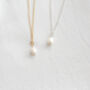 Soul Sister Pearl Necklace – Freshwater Pearl Gift For Friend, Friendship Jewellery, Birthday Or Bridesmaid Present, thumbnail 7 of 10