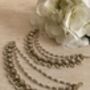 Indian Gold Plated Pearl Ear Chains/Kaan Chain, thumbnail 1 of 6