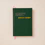 Hardback Notebook With Gold Foiling In Green, thumbnail 1 of 8