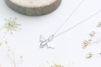 Sterling Silver Bumble Bee Necklace, 4 of 6