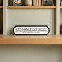 Personalised Small Custom Acrylic Road Wall Sign Plaque, thumbnail 1 of 5
