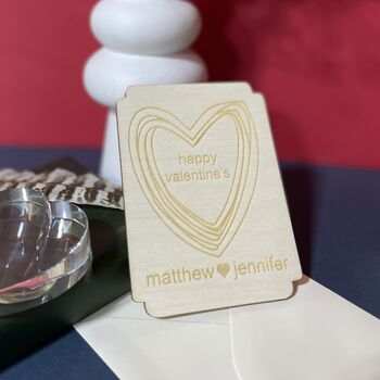 Personalised Wooden Valentines Keepsake Plaque, 10 of 12