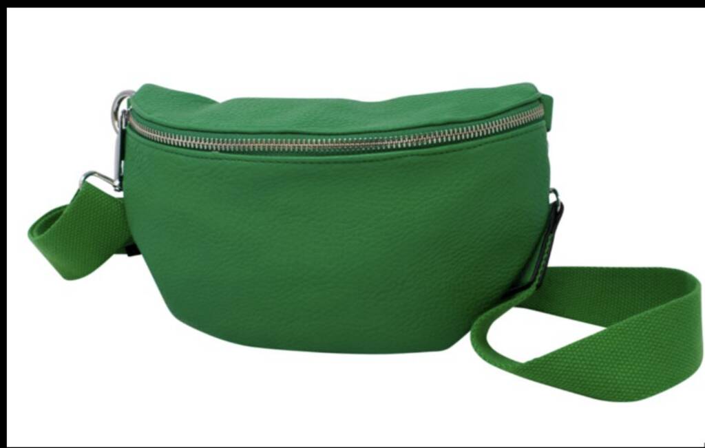 Green Cross Body Bag Vegan By Ville De Fleurs