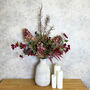'Hygge' Faux Flowers Bouquet Burgundy, thumbnail 1 of 4