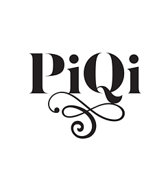 Logo of PiQi in black and white