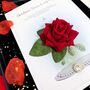 Personalised Red Rose Valentines Card Gift Boxed, thumbnail 10 of 11