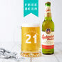 Personalised 21st Birthday Age And Name Beer Tankard, thumbnail 1 of 4