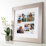 Personalised 50th Birthday Square Photo Collage, thumbnail 6 of 11