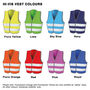 Personalised Text Kids’ Cycling Hi Vis Safety Reflective Vest, thumbnail 3 of 4