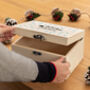 Personalised Sleigh And Snowflakes Christmas Eve Box, thumbnail 3 of 4