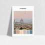 Florence At Sunset, Colour Palette Print, thumbnail 2 of 4