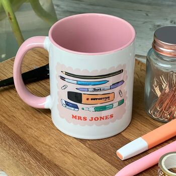 Teacher Iconic Stationary Mug With Positive Words, 3 of 6