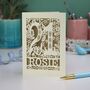 Personalised 21st Birthday Card Papercut Woodland Design, thumbnail 5 of 8