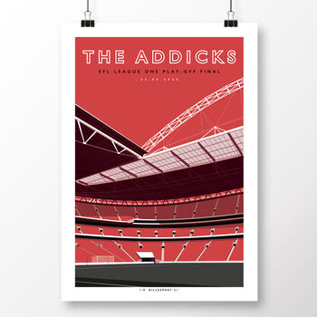 Charlton The Addicks Wembley Poster, 2 of 6