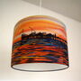 Sunset Art Panoramic Print Of Painting Lampshade, thumbnail 2 of 9